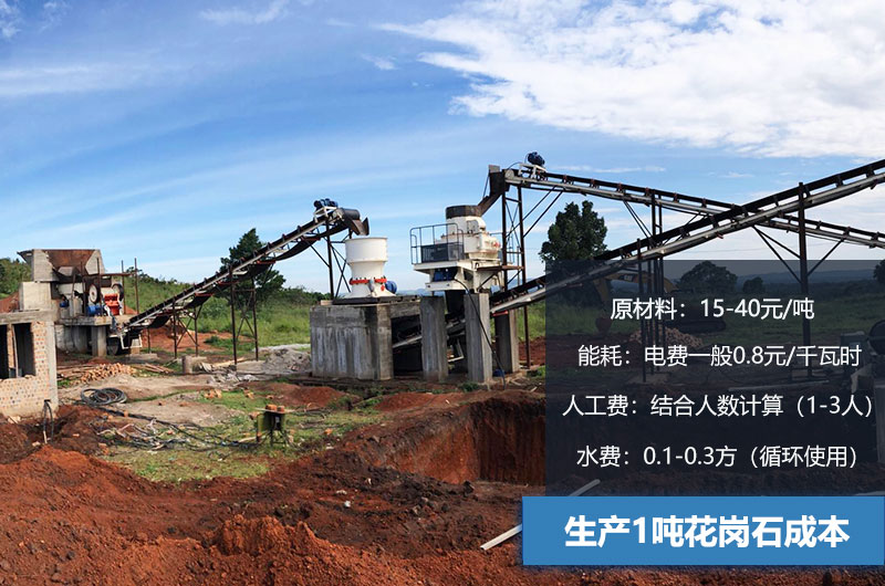 生产1吨花岗石成本 生产1吨花岗石成本