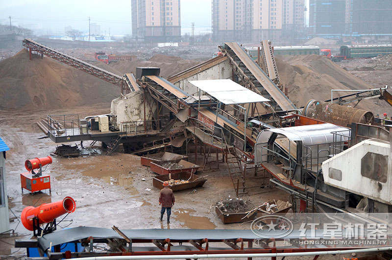 ½¨ÖþÀ¬»øÖÆÉ°Éú²úÏßÏÖ³¡ ½¨ÖþÀ¬»øÖÆÉ°Éú²úÏßÏÖ³¡