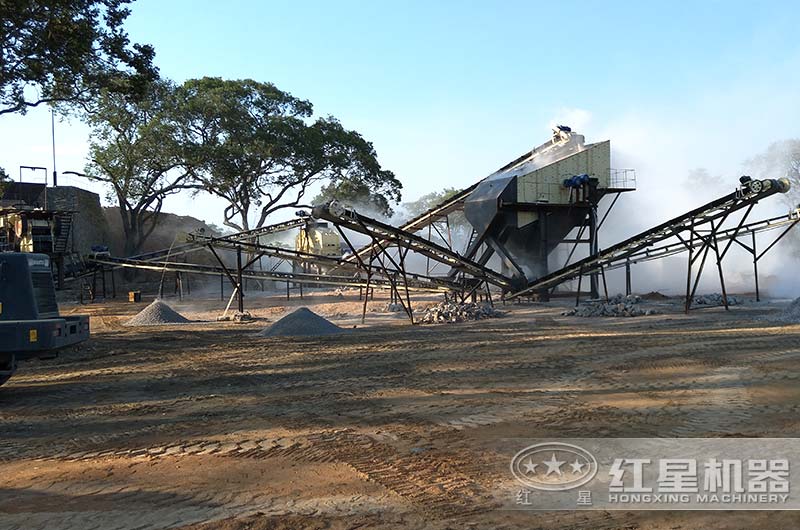 砂石厂生产现场 砂石厂生产现场