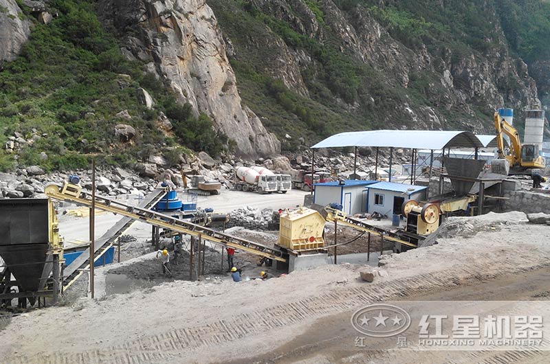 制砂生产现场 制砂生产现场